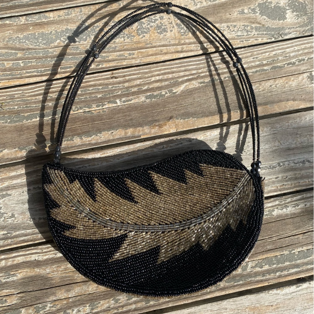 Vintage beaded clutch purse